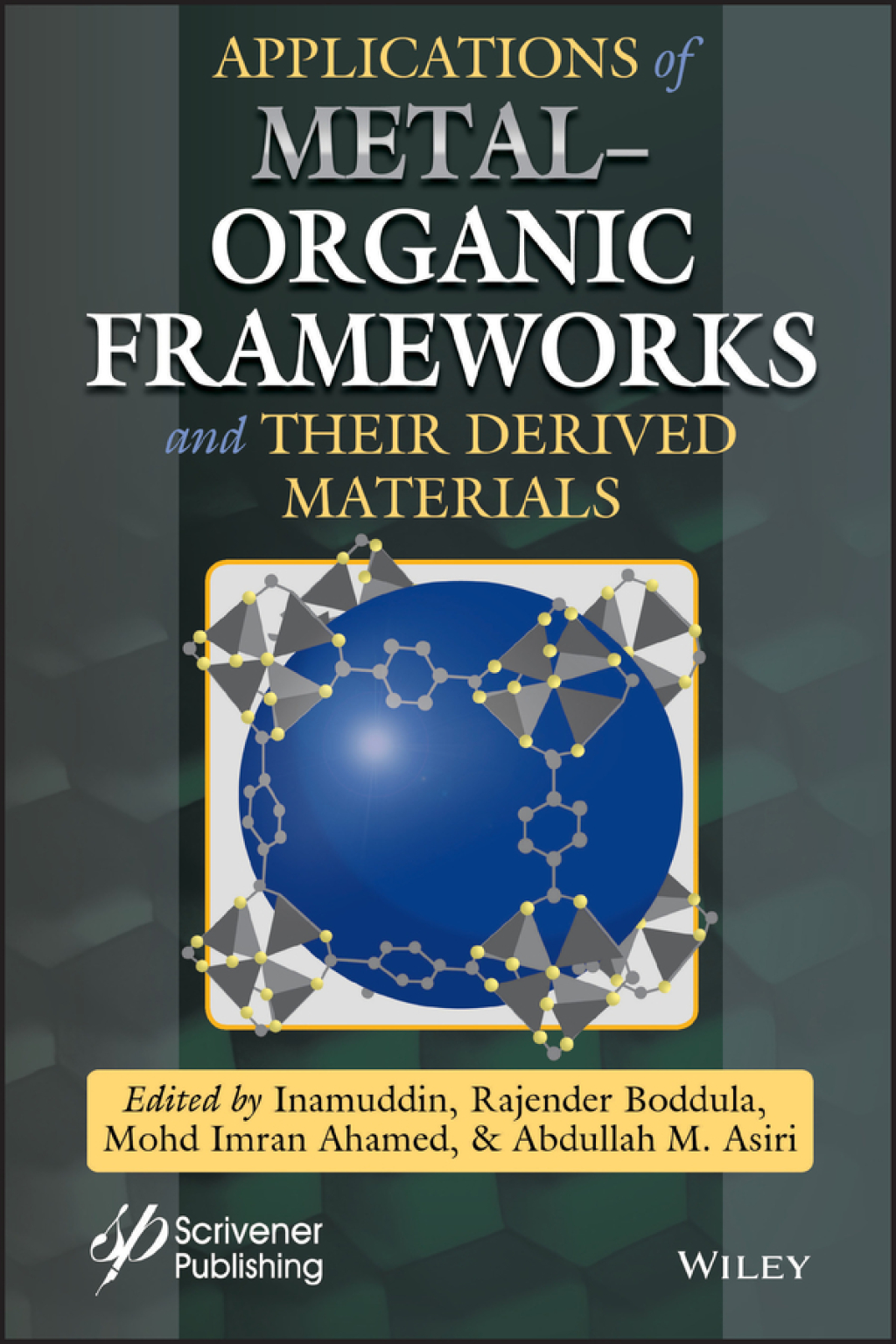 Applications of Metal-Organic Frameworks and Their Derived Materials 1st Edition â€“ PDF/EPUB Version Downloadable