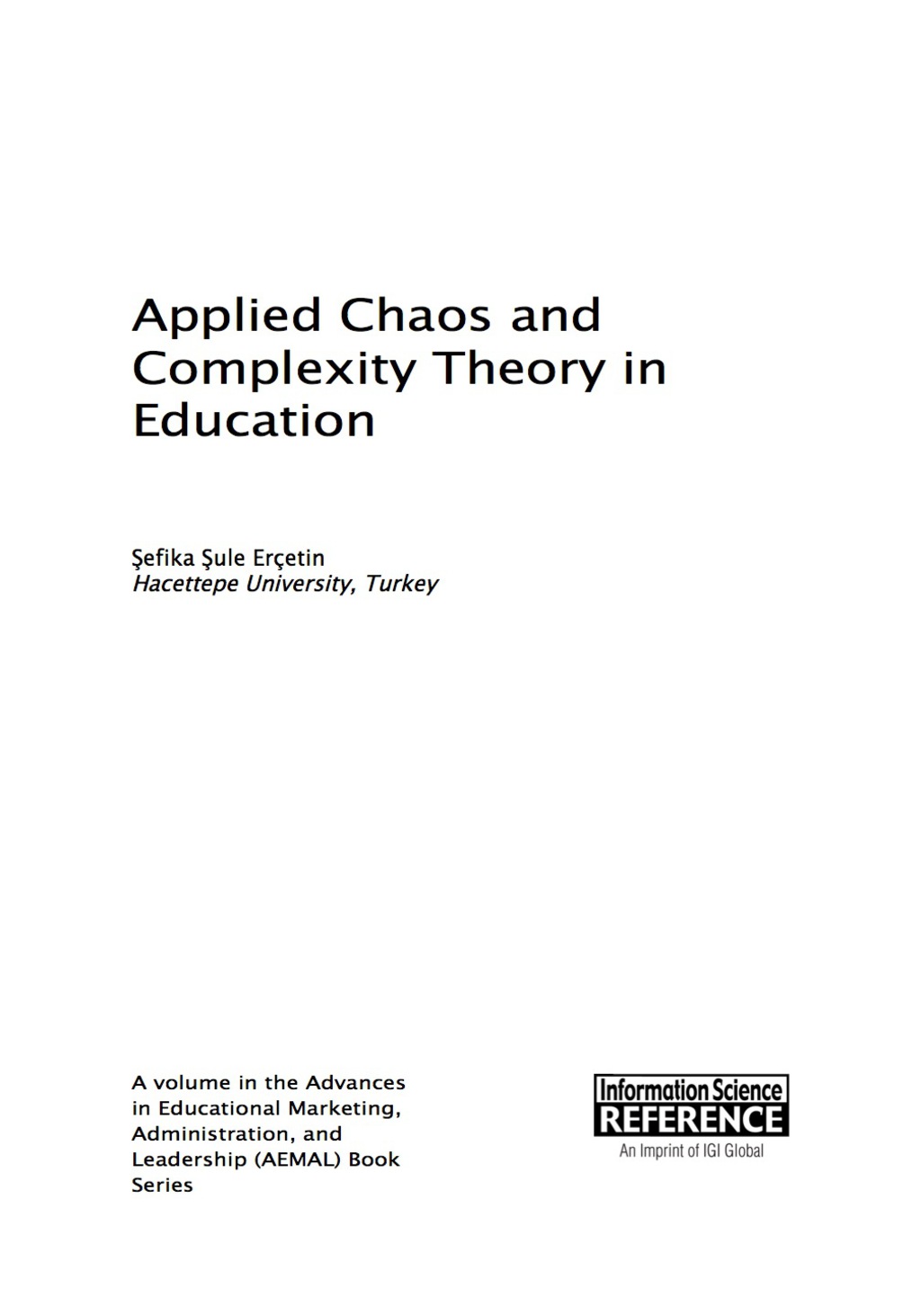 Applied Chaos and Complexity Theory in Education â€“ PDF/EPUB Version Downloadable