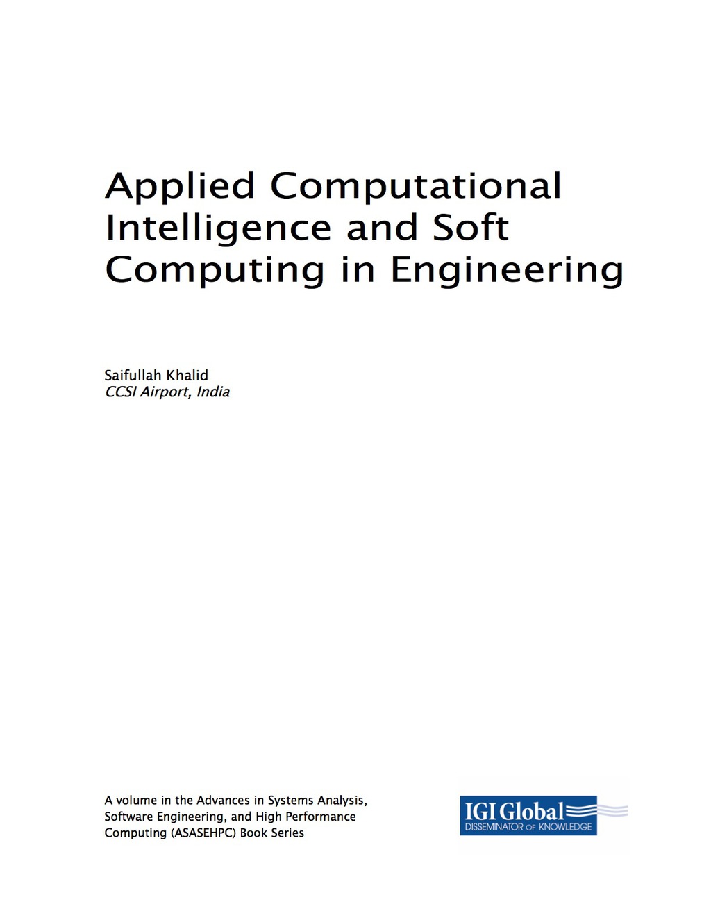 Applied Computational Intelligence and Soft Computing in Engineering â€“ PDF/EPUB Version Downloadable
