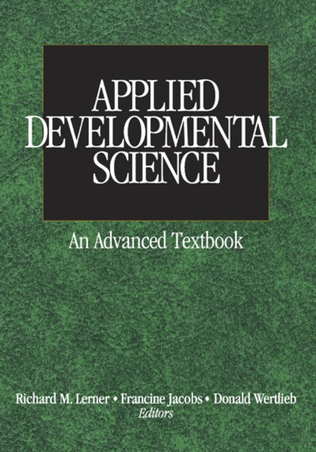 Applied Developmental Science An Advanced Textbook 1st Edition â€“ PDF/EPUB Version Downloadable