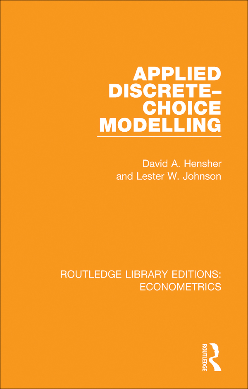Applied Discrete-Choice Modelling 1st Edition â€“ PDF/EPUB Version Downloadable