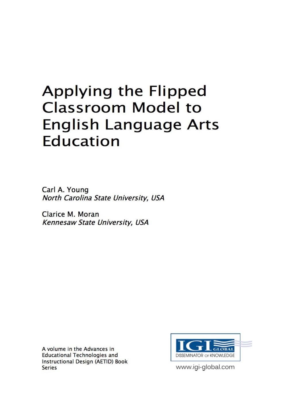 Applying the Flipped Classroom Model to English Language Arts Education â€“ PDF/EPUB Version Downloadable
