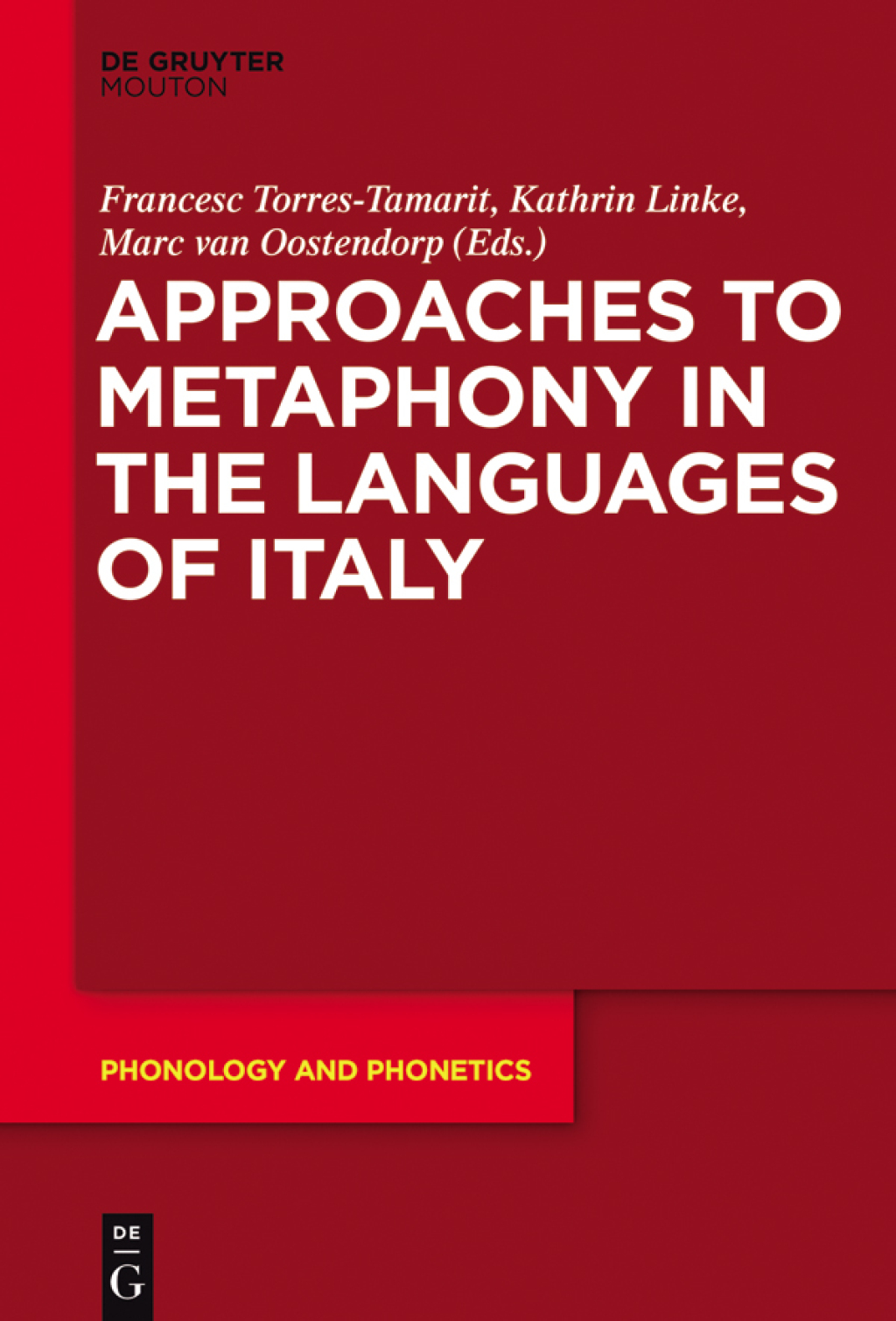 Approaches to Metaphony in the Languages of Italy 1st Edition â€“ PDF/EPUB Version Downloadable