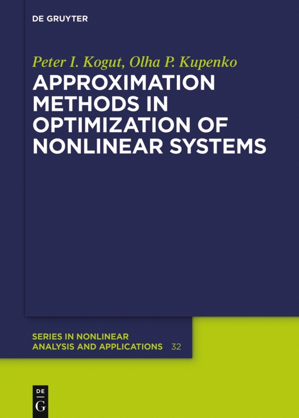 Approximation Methods in Optimization of Nonlinear Systems 1st Edition â€“ PDF/EPUB Version Downloadable