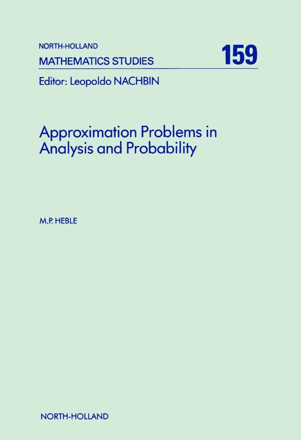 Approximation Problems in Analysis and Probability â€“ PDF/EPUB Version Downloadable