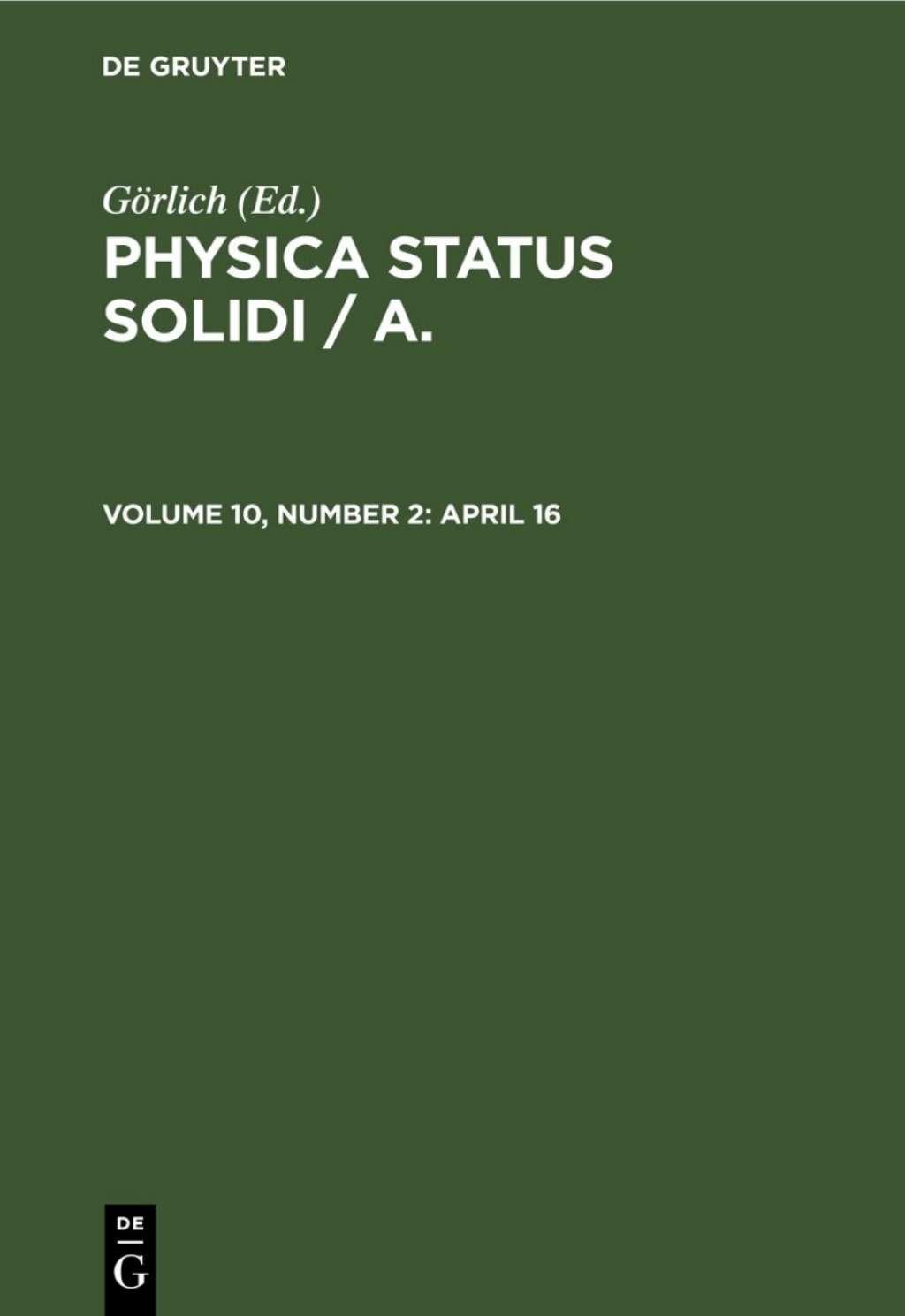 April 16 1st Edition â€“ PDF/EPUB Version Downloadable