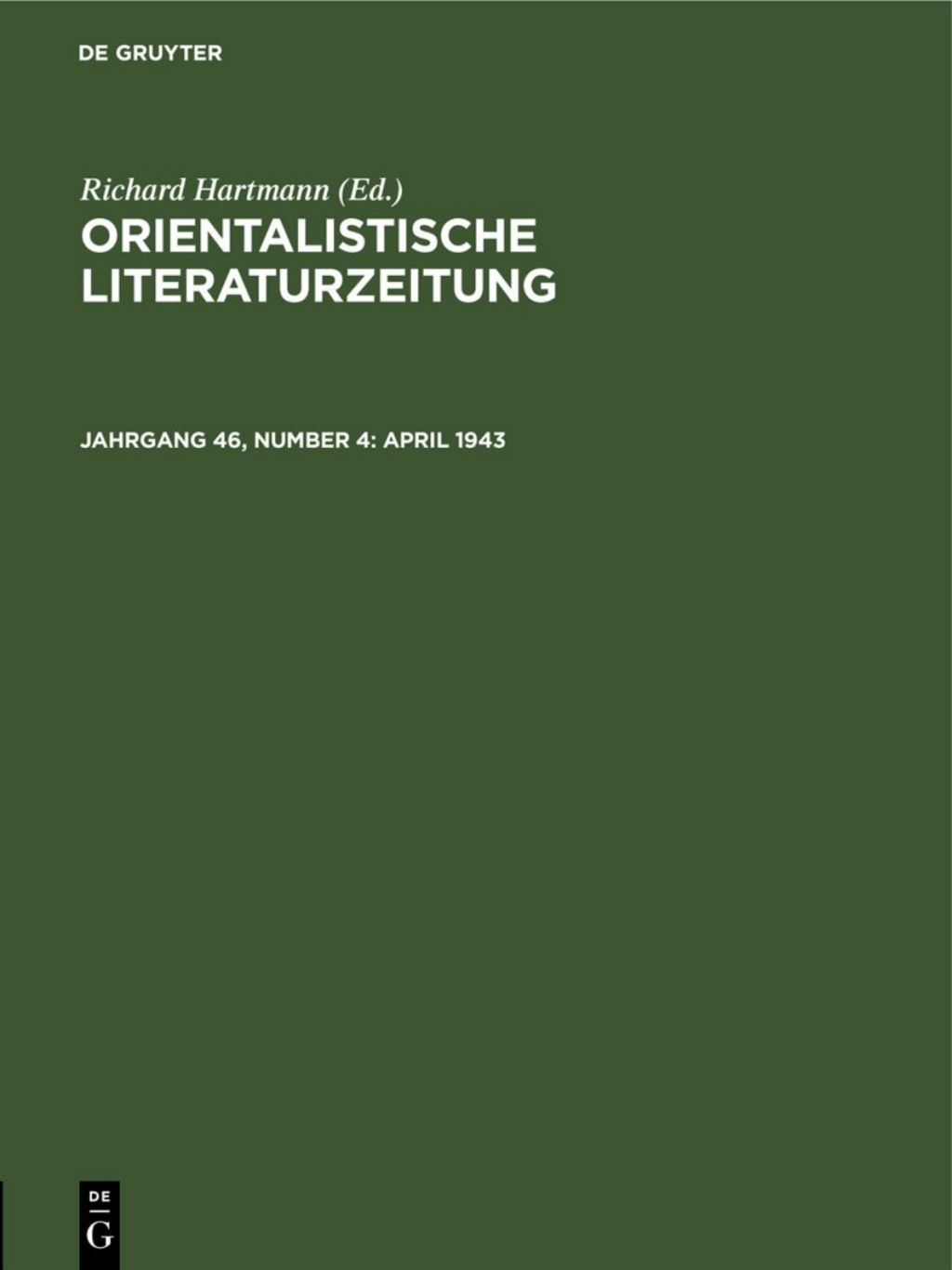 April 1943 1st Edition â€“ PDF/EPUB Version Downloadable
