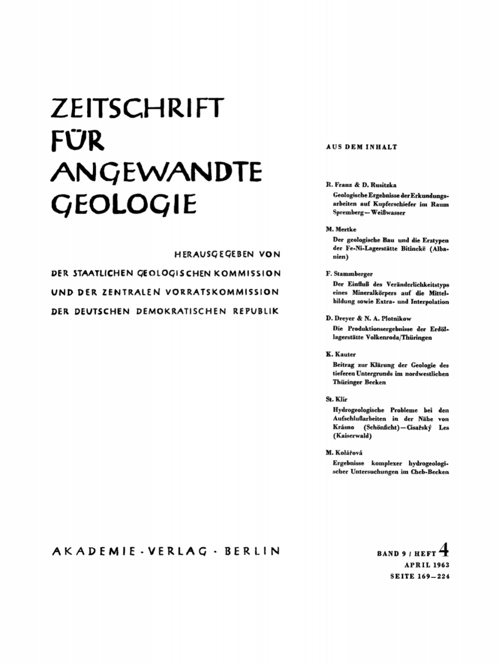 April 1963 1st Edition â€“ PDF/EPUB Version Downloadable