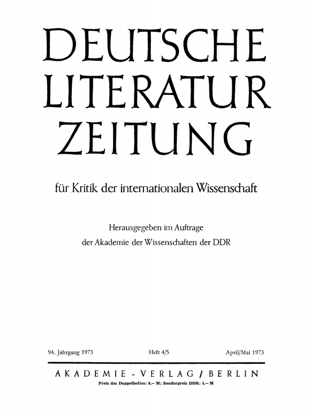 April/Mai 1st Edition â€“ PDF/EPUB Version Downloadable