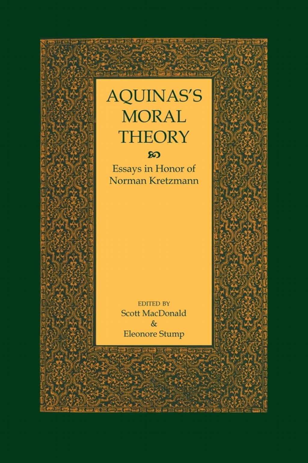 Aquinas's Moral Theory Essays in Honor of Norman Kretzmann â€“ PDF/EPUB Version Downloadable