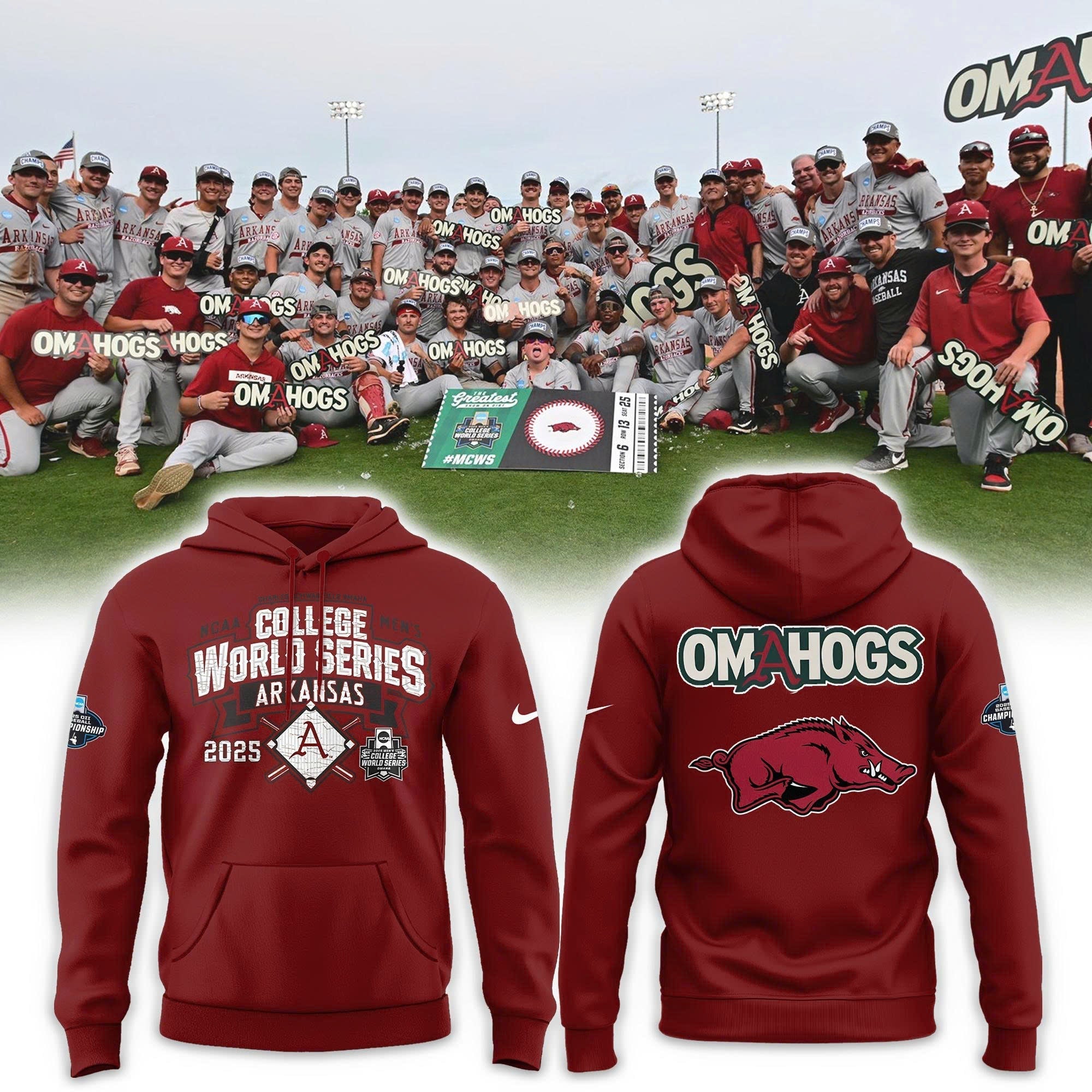 ARB 2025 College World Series Short Sleeve Combo Hoodie