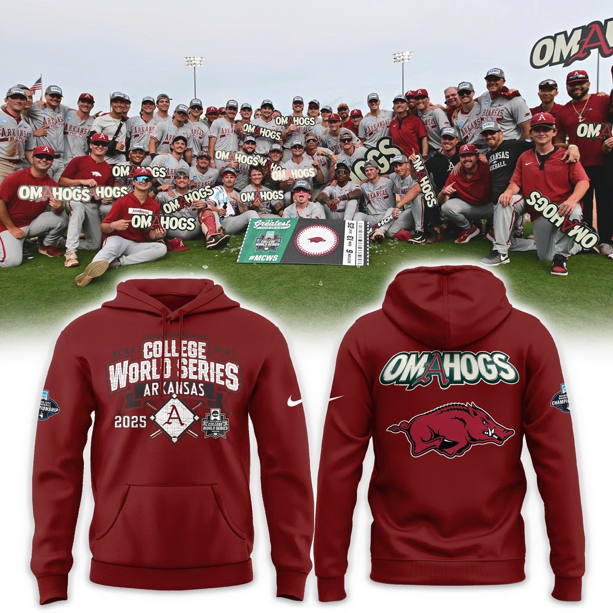 ARB 2025 College World Series Short Sleeve Combo Hoodie