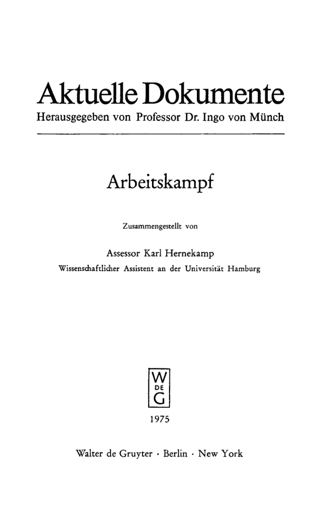 Arbeitskampf 1st Edition â€“ PDF/EPUB Version Downloadable