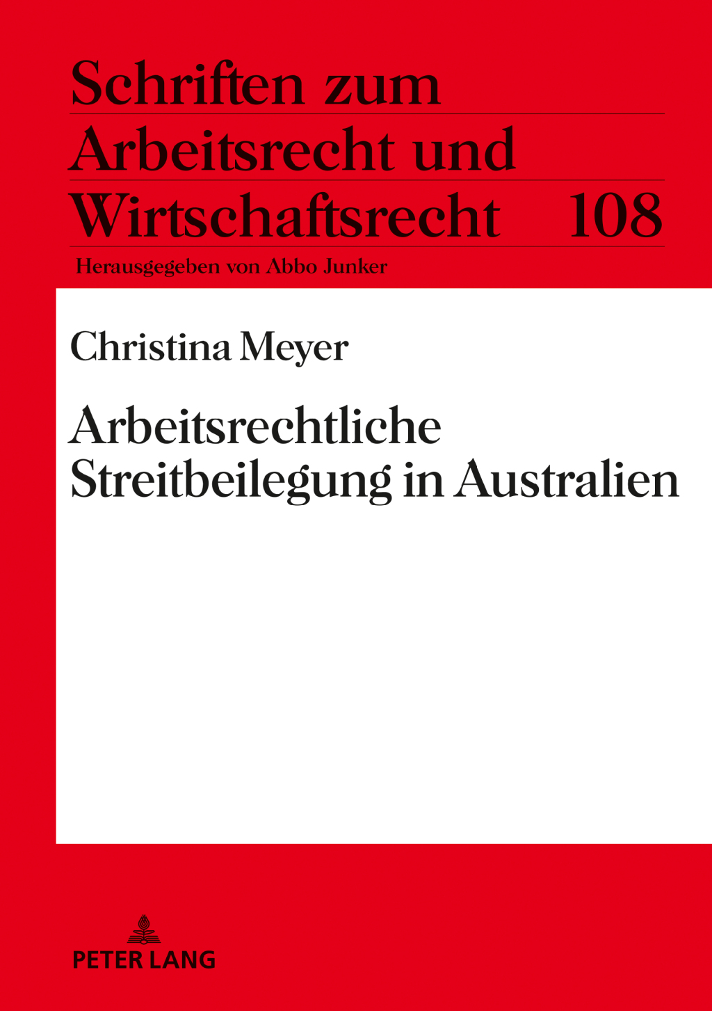 Arbeitsrechtliche Streitbeilegung in Australien 1st Edition â€“ PDF/EPUB Version Downloadable