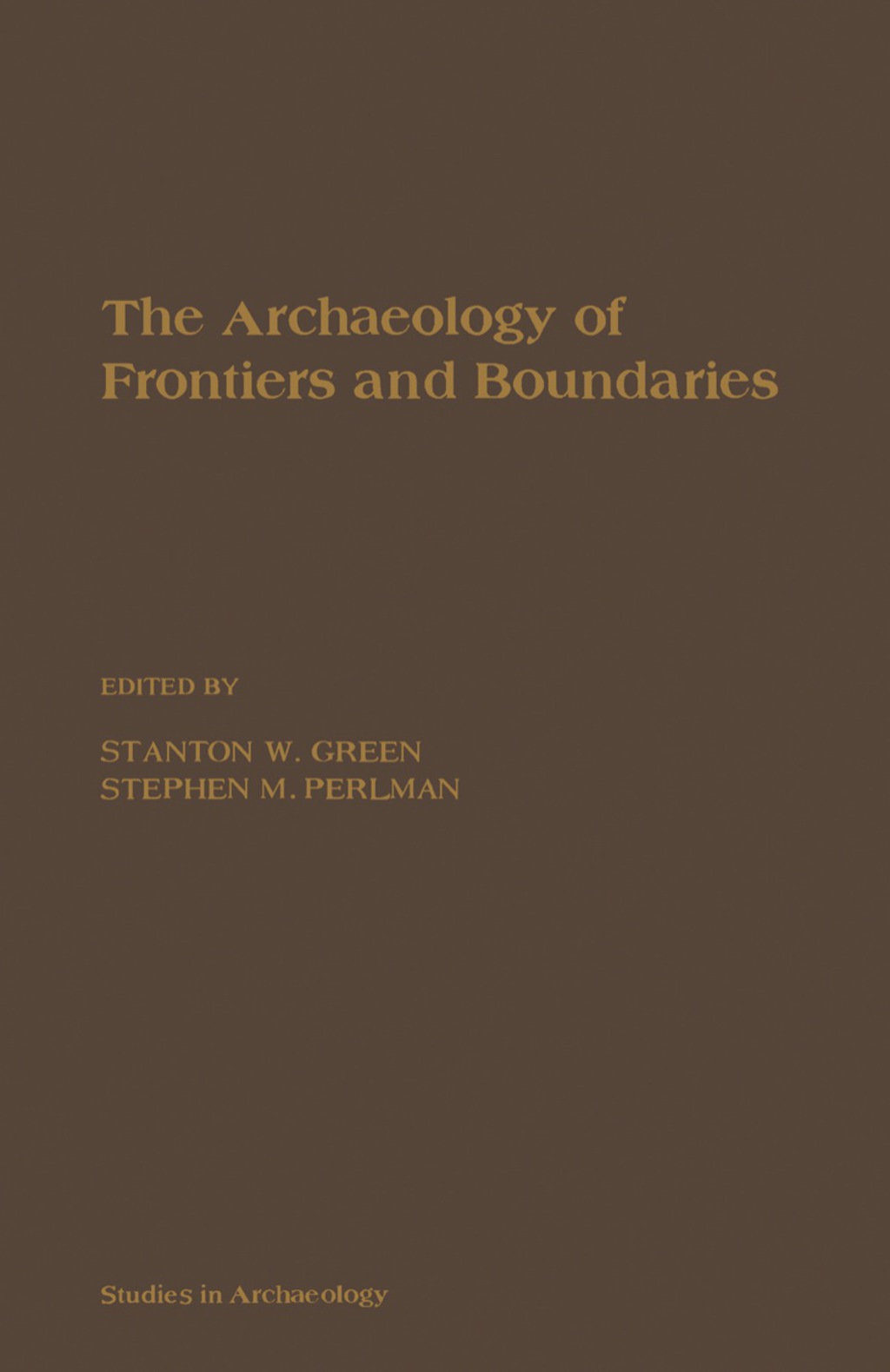 Archaeology of Frontiers & Boundaries  â€“ PDF/EPUB Version Downloadable
