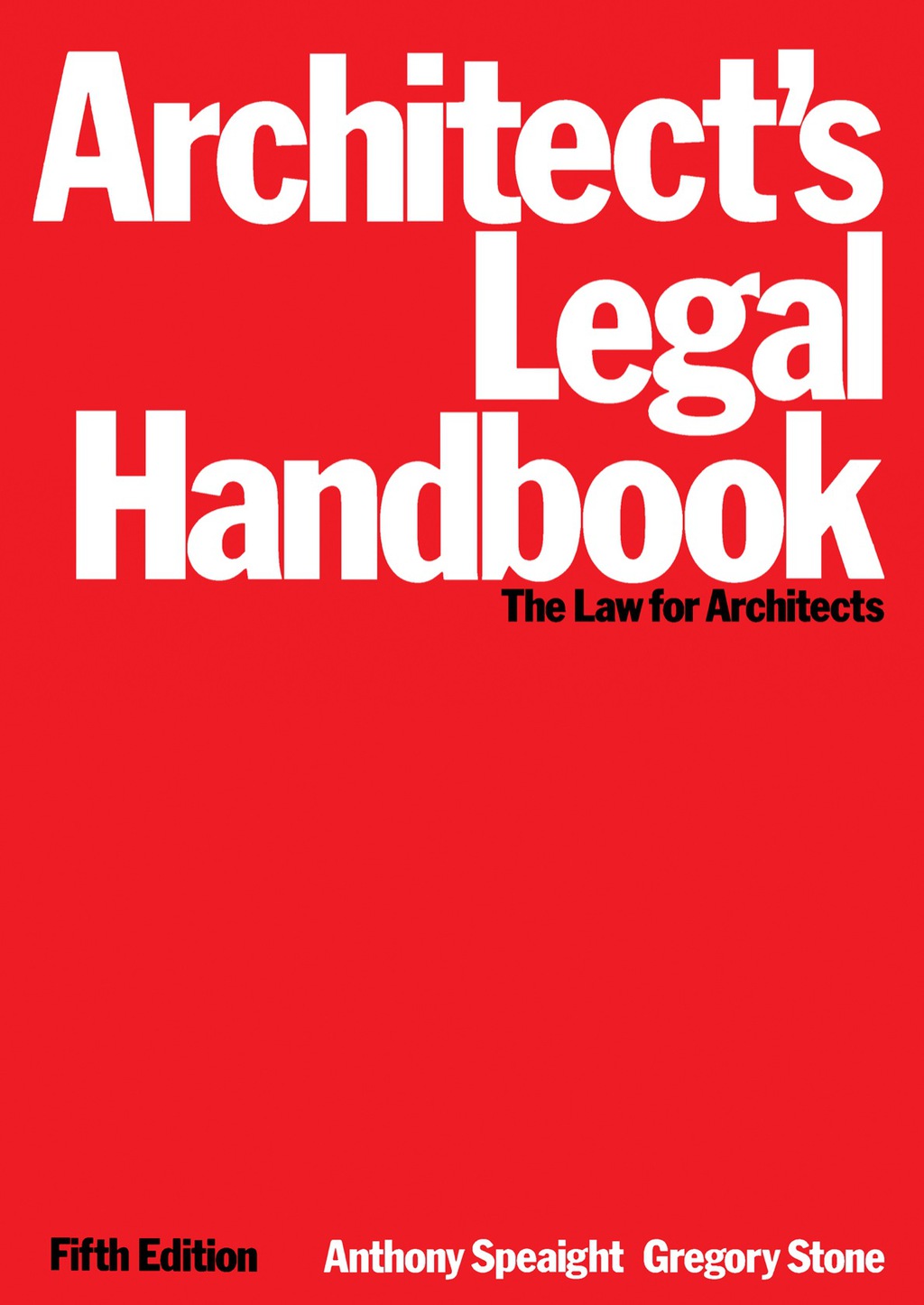 Architect's Legal Handbook The Law for Architects 5th Edition â€“ PDF/EPUB Version Downloadable