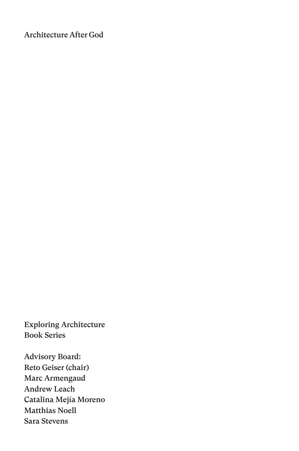 Architecture after God Babel Resurgent 1st Edition â€“ PDF/EPUB Version Downloadable
