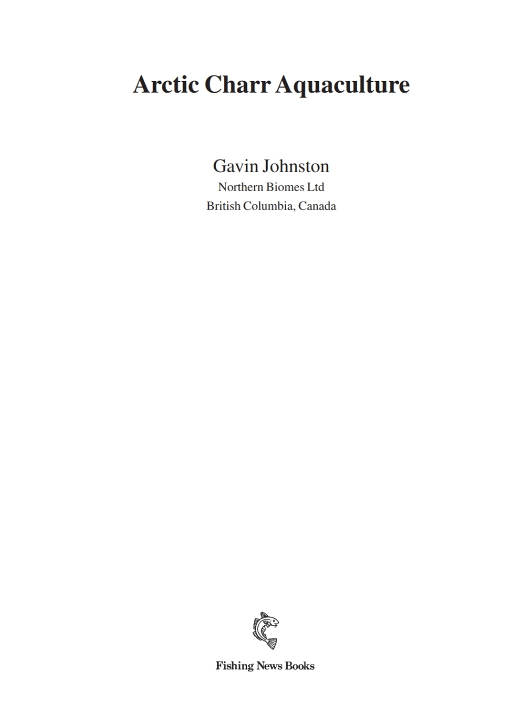 Arctic Charr Aquaculture 1st Edition â€“ PDF/EPUB Version Downloadable