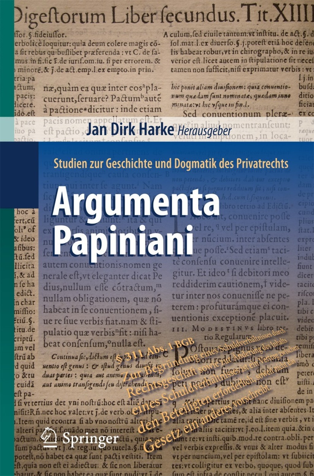 Argumenta Papiniani Studien zur Geschichte und Dogmatik des Privatrechts  â€“ PDF/EPUB Version Downloadable