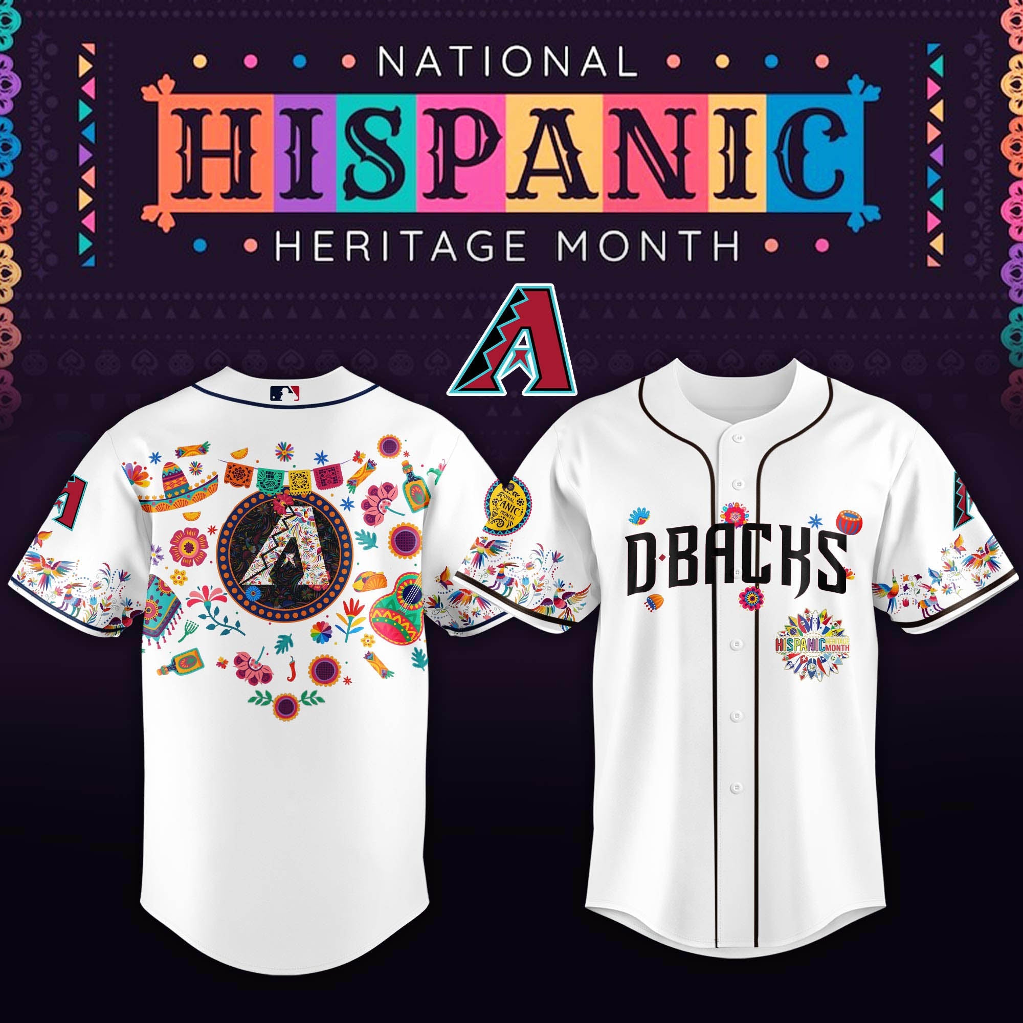 ARI x Hispanic Heritage Specail Edition Baseball Jersey