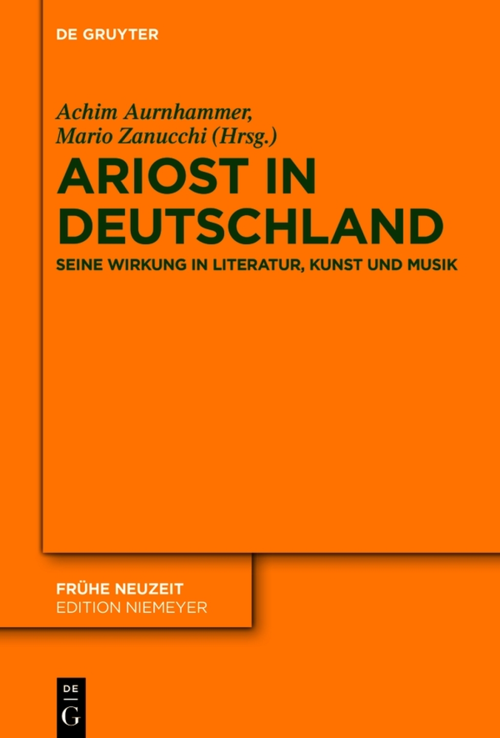 Ariost in Deutschland Seine Wirkung in Literatur, Kunst und Musik 1st Edition â€“ PDF/EPUB Version Downloadable