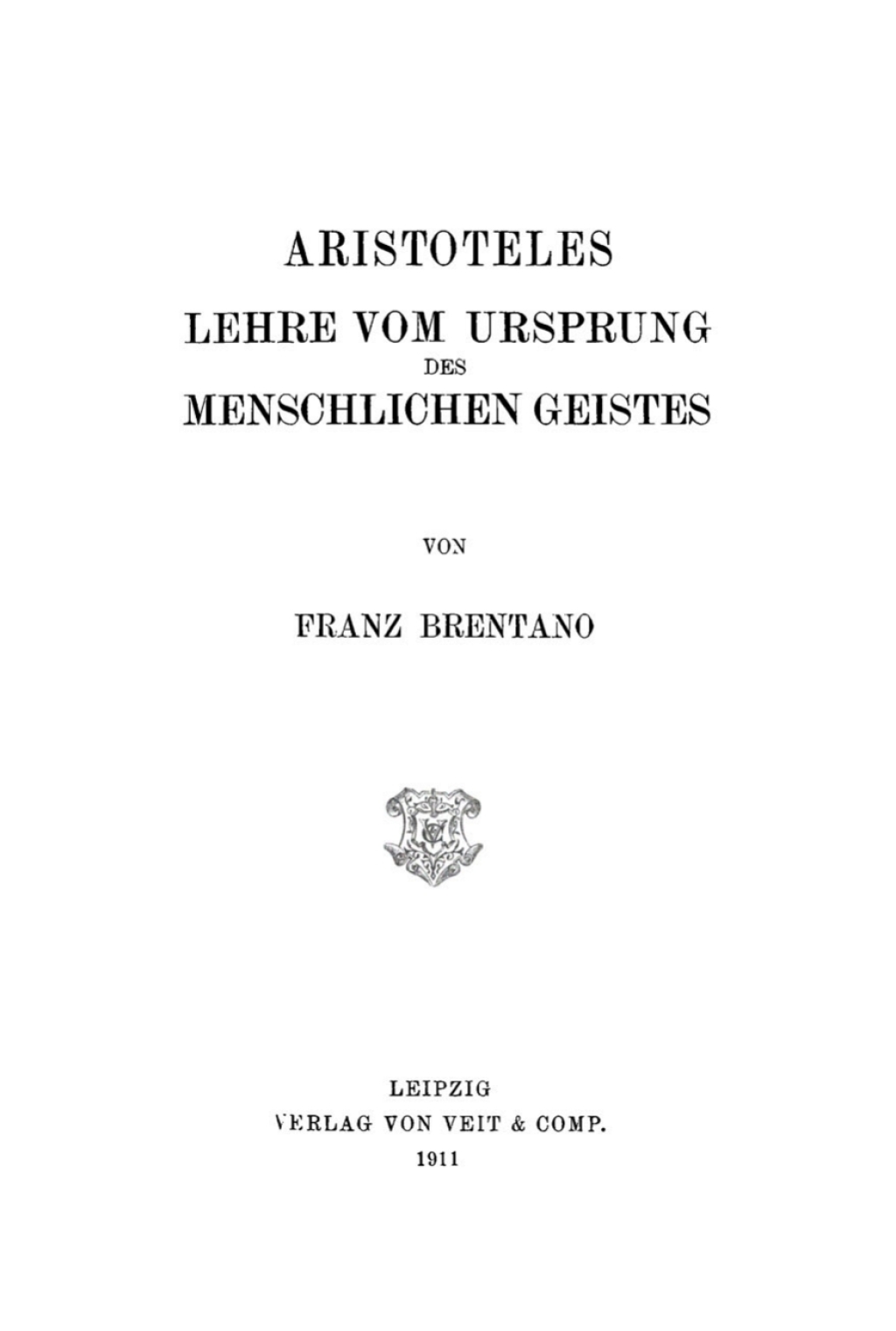 Aristoteles Lehre vom Ursprung des menschlichen Geistes 1st Edition – PDF/EPUB Version Downloadable Aristoteles Lehre vom Ursprung des menschlichen Geistes 1st Edition – PDF/EPUB Version Downloadable - Image 1