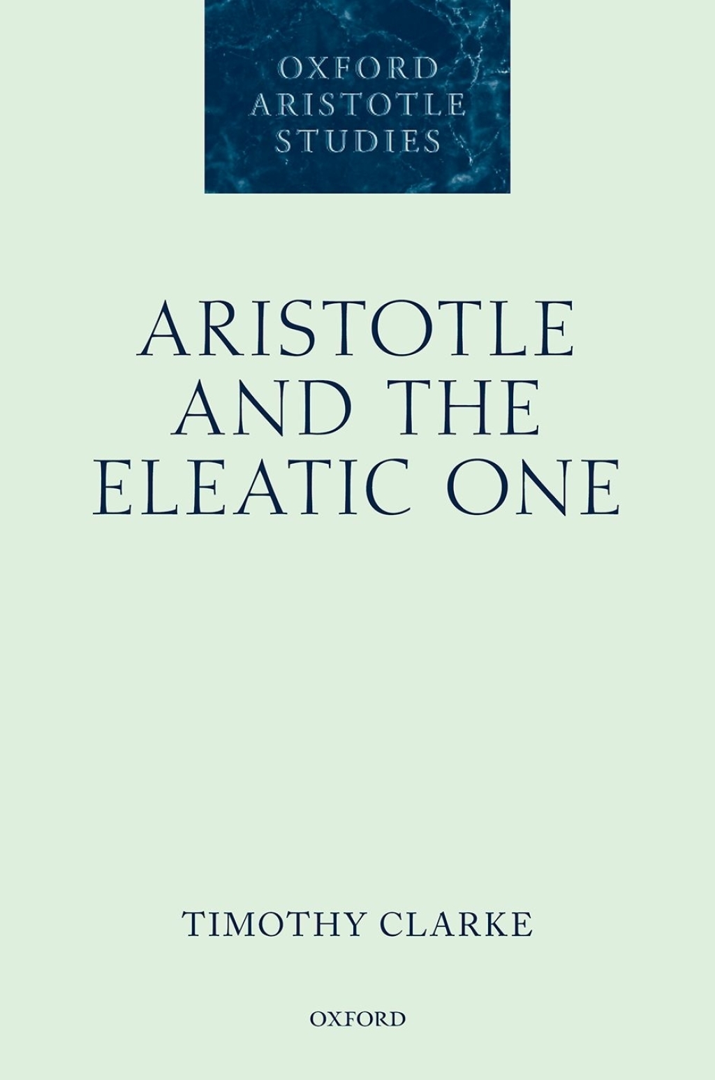 Aristotle and the Eleatic One  â€“ PDF/EPUB Version Downloadable