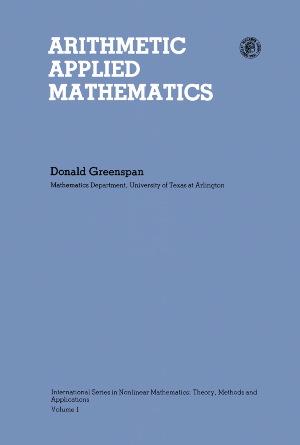 Arithmetic Applied Mathematics - (PDF/EPUB Version)