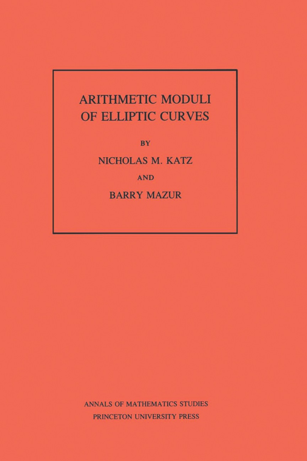 Arithmetic Moduli of Elliptic Curves â€“ PDF/EPUB Version Downloadable