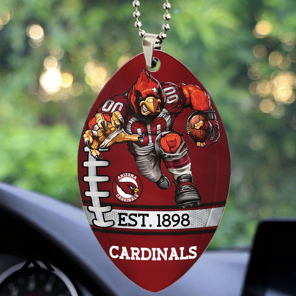 Arizona Cardinals Custom 2-Sided Acrylic Car Ornament