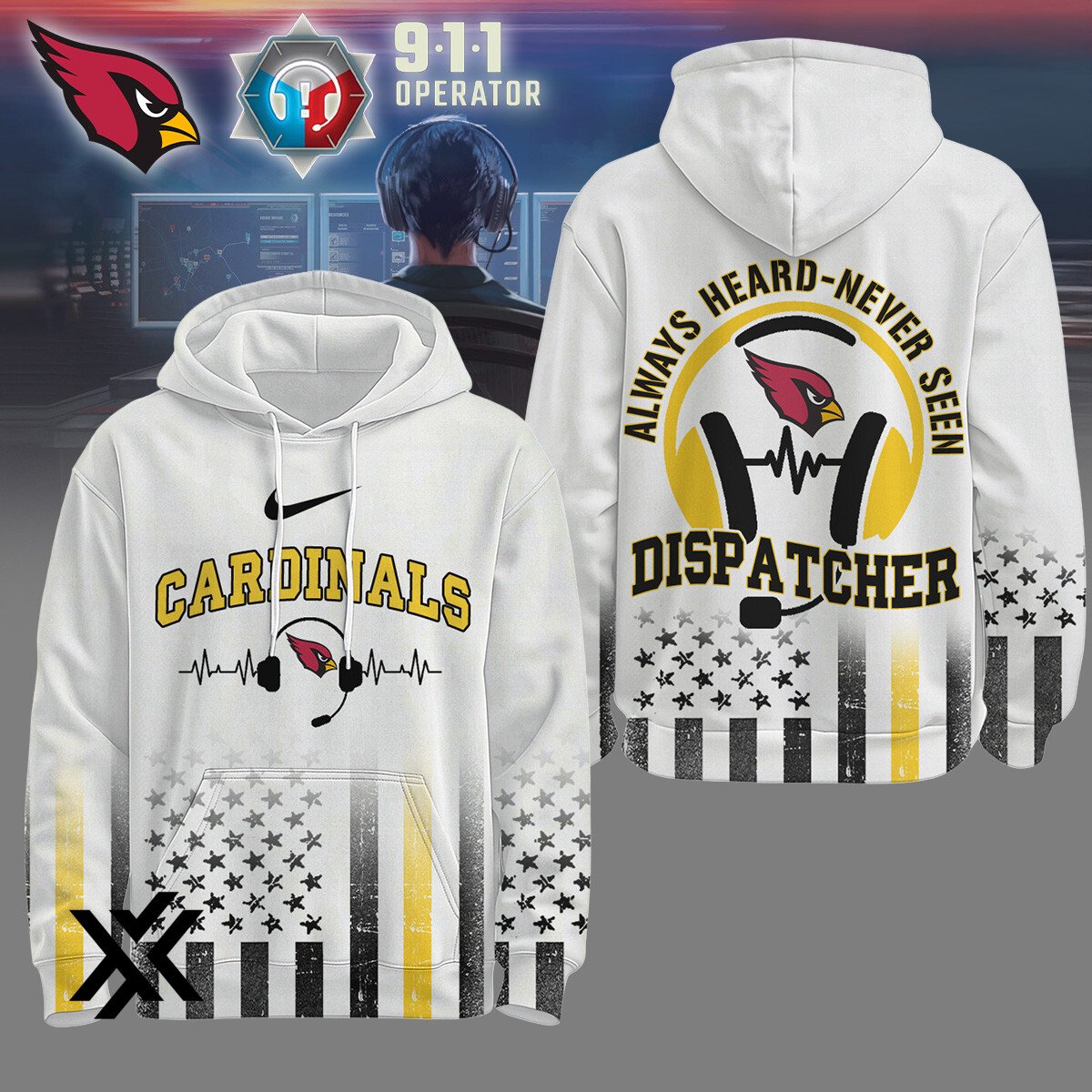 Arizona Cardinals NFL Dispatcher Hoodie