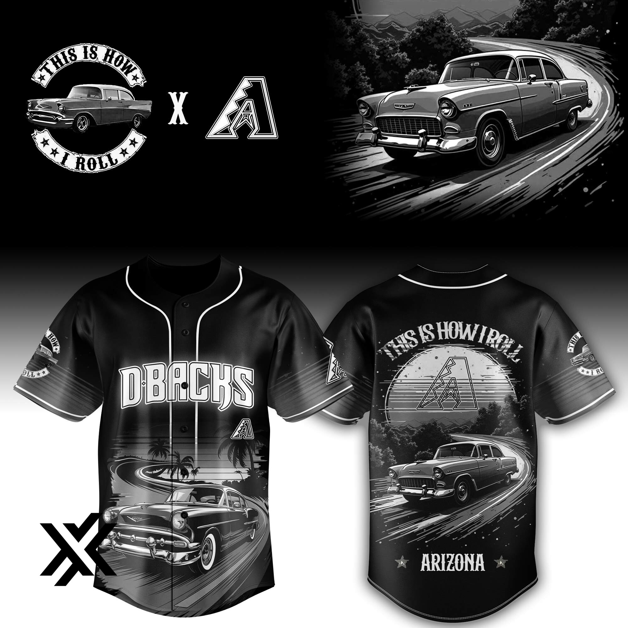Arizona Diamondbacks Classic Car Limited Baseball Jersey