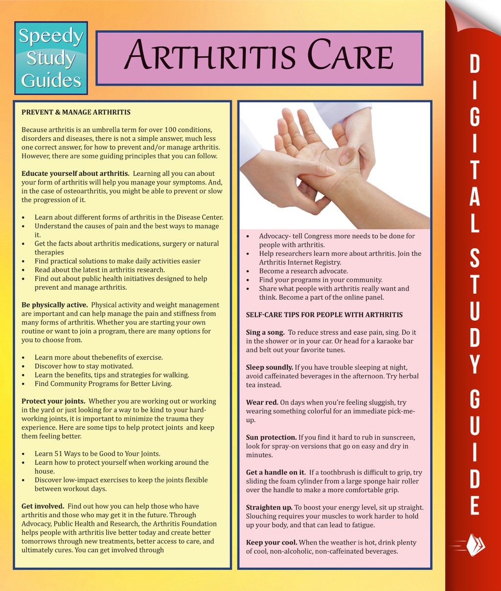 Arthritis Care Speedy Study Guides - (PDF/EPUB Version)