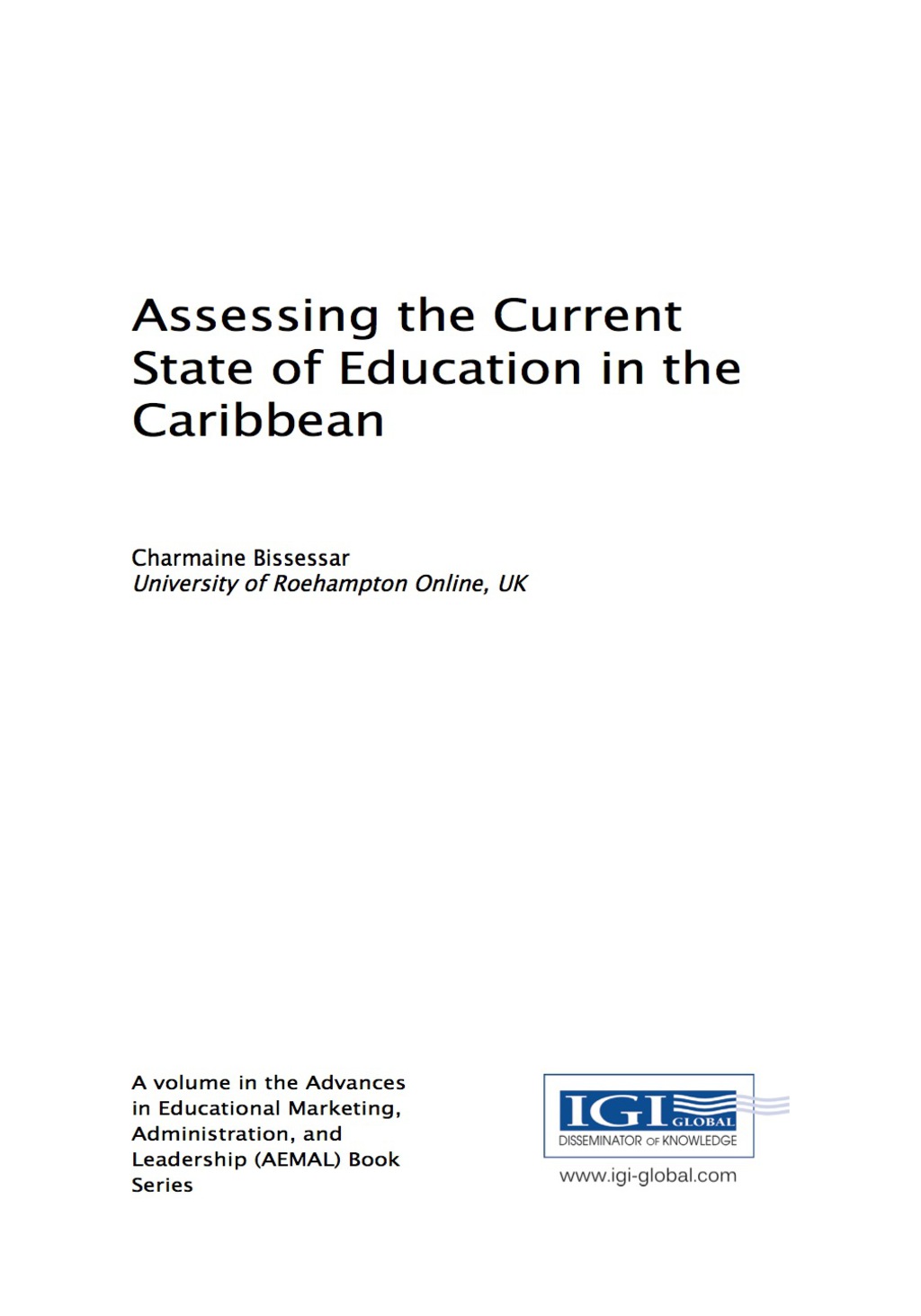 Assessing the Current State of Education in the Caribbean â€“ PDF/EPUB Version Downloadable