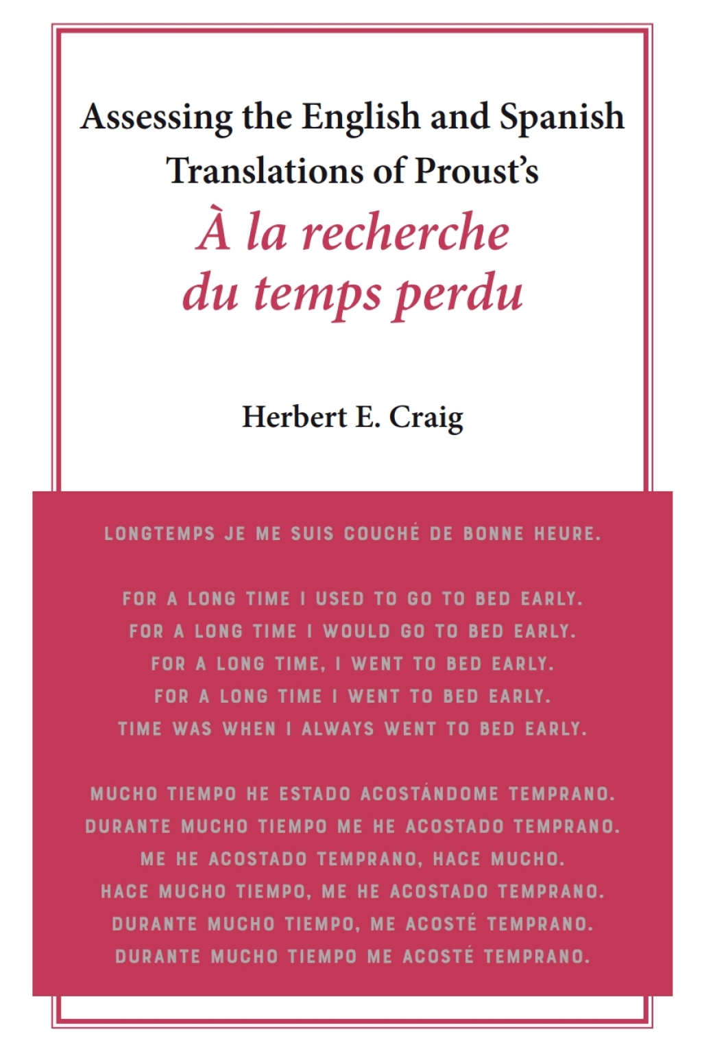 Assessing the English and Spanish Translations of Proustâ€™s <i>Ã€ la recherche du temps perdu" 1st Edition â€“ PDF/EPUB Version Downloadable