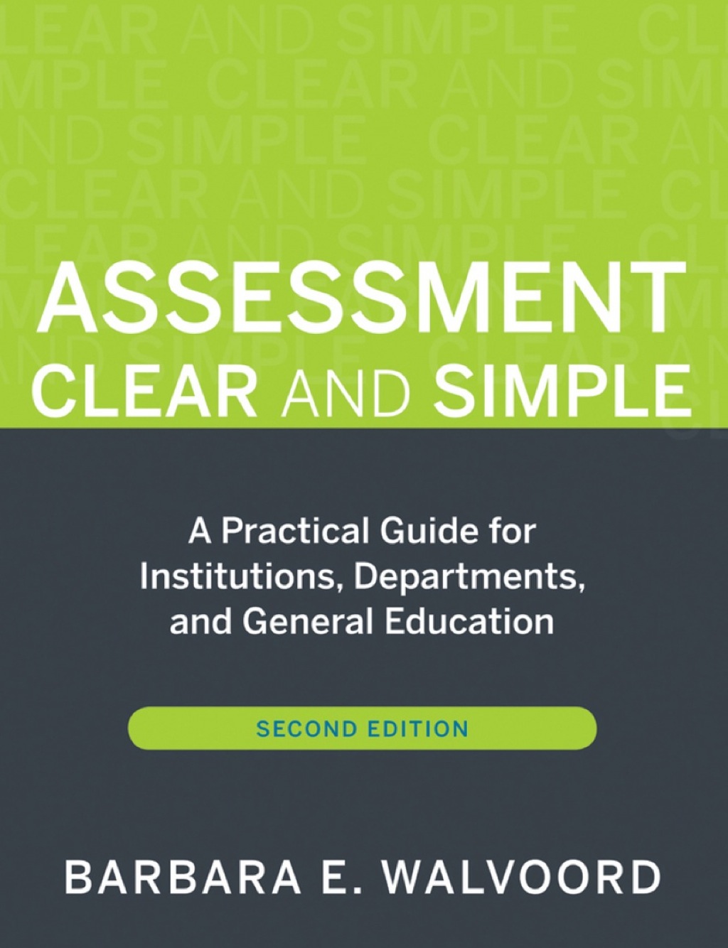Assessment Clear and Simple: A Practical Guide for Institutions, Departments, and General Education 2nd Edition - (PDF/EPUB Version)