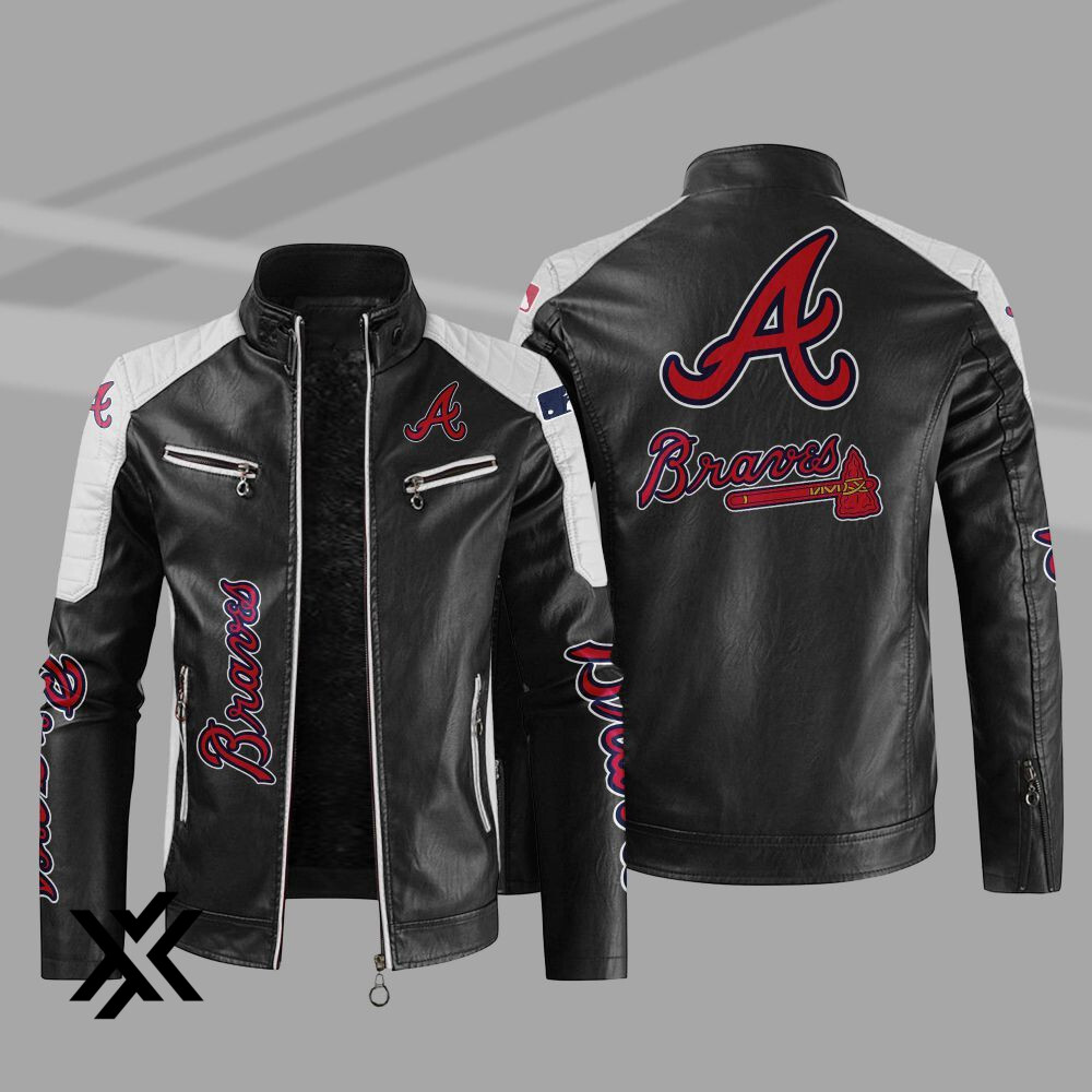 Atlanta Braves Sport Leather Jacket