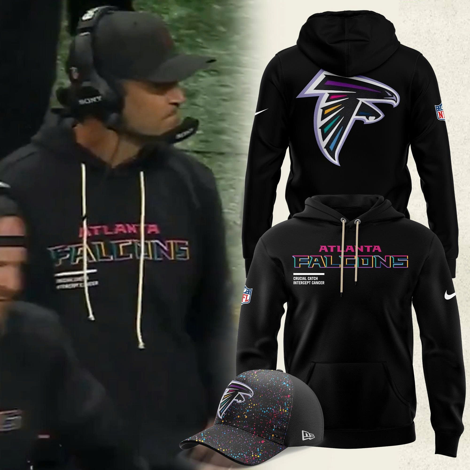 Atlanta Falcons NFL Official Crucial Catch Fan Hoodie 2025