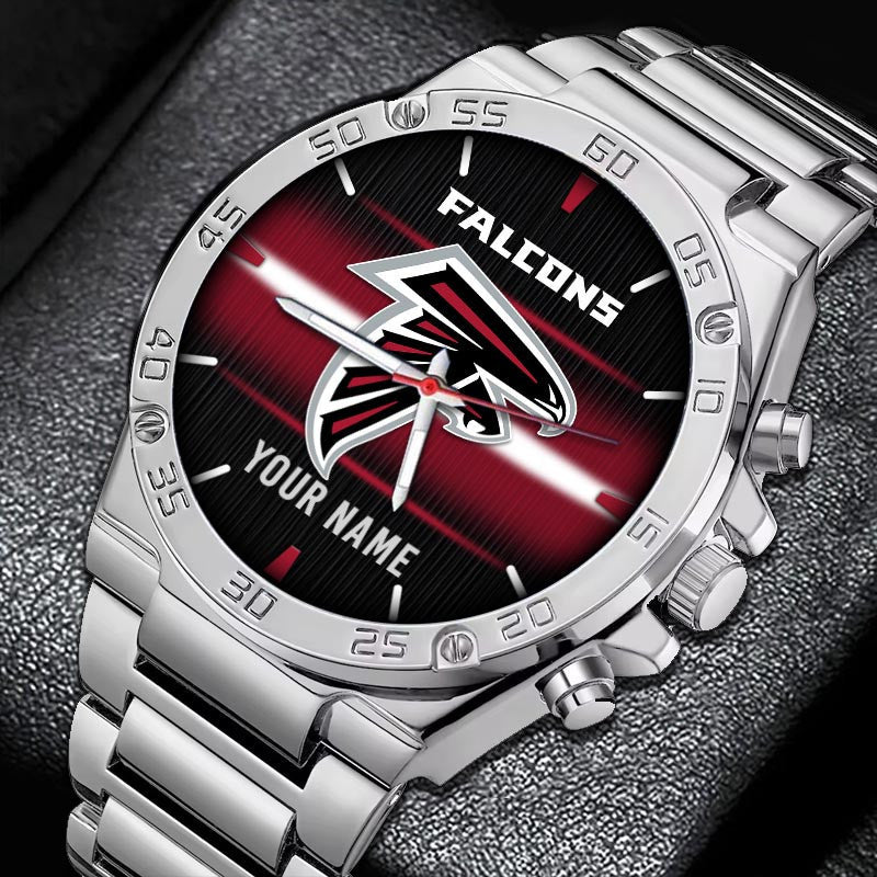 Atlanta Falcons Personalized Name Watch