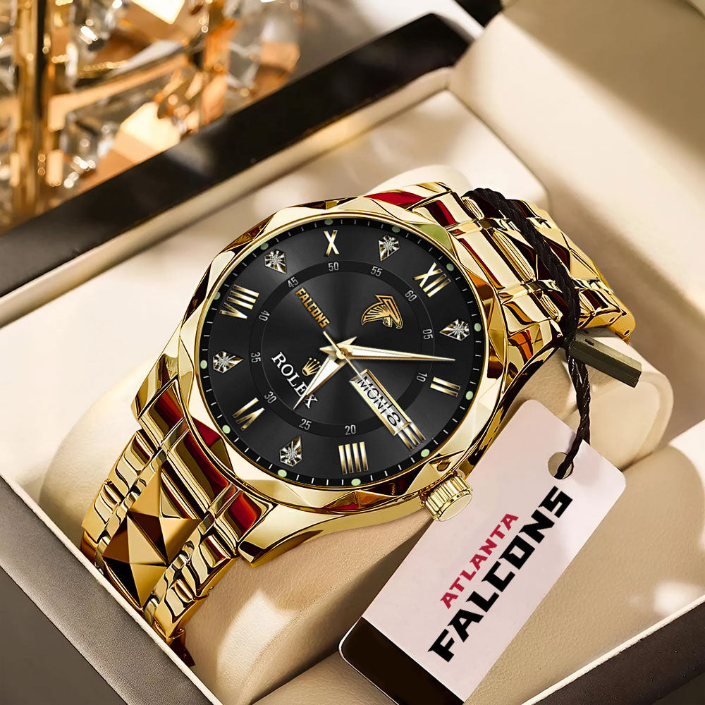 Atlanta Falcons Rolex Alloy Luxury Quartz Watch
