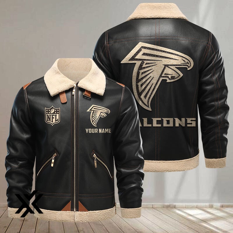 Atlanta Falcons Sport Leather Jacket