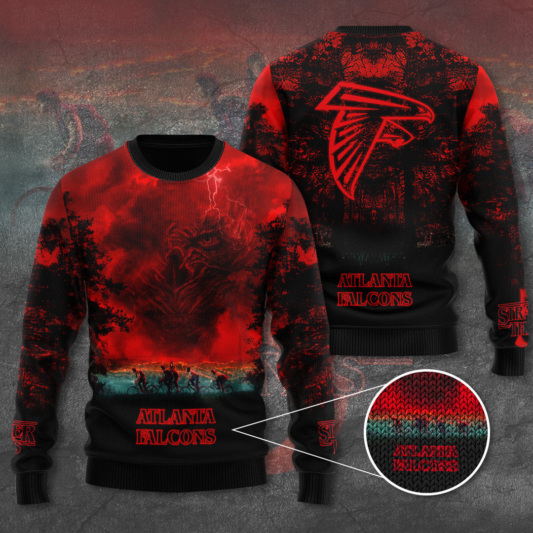 Atlanta Falcons Stranger Things Ugly Sweater