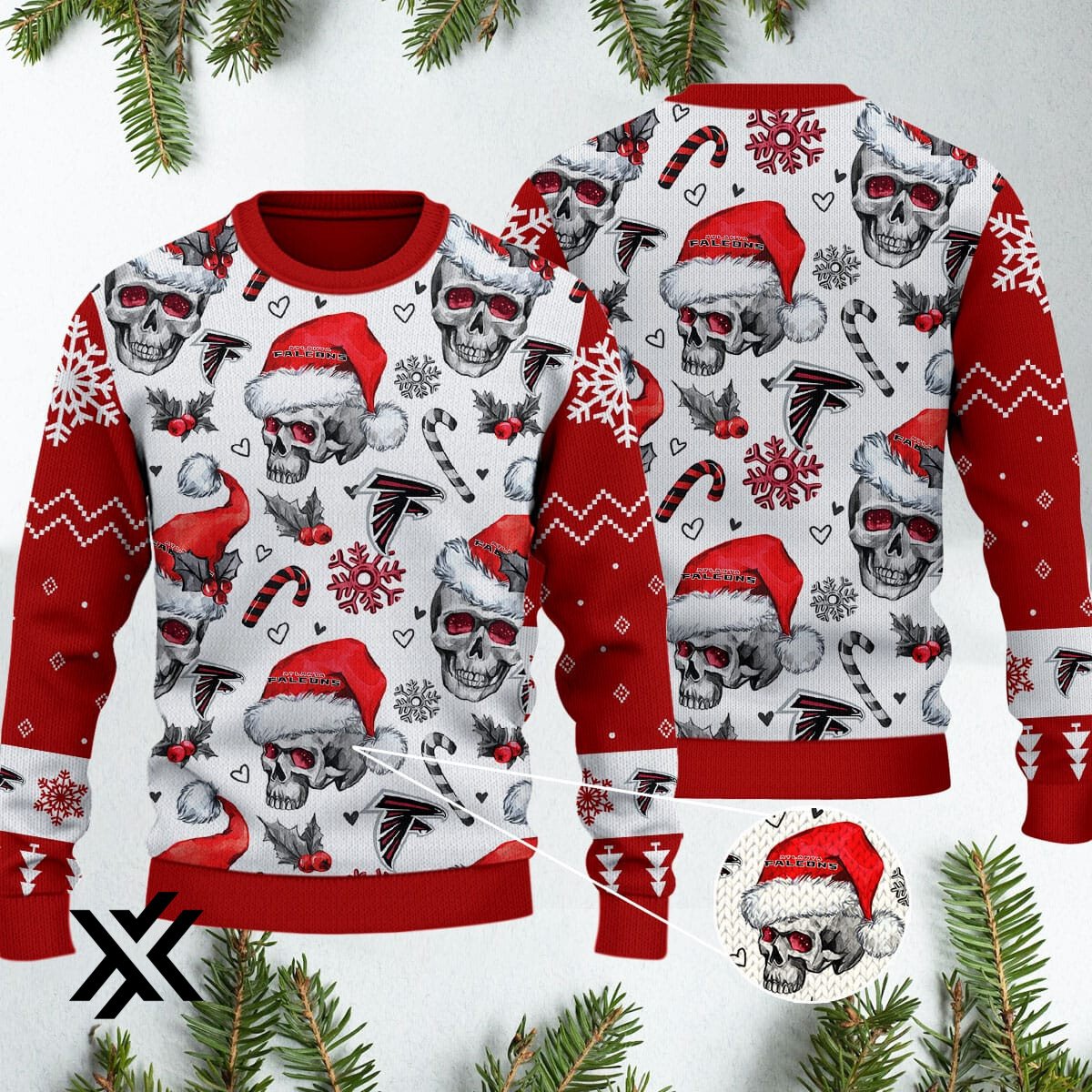 Atlanta Falcons Ugly Christmas Sweater 2025