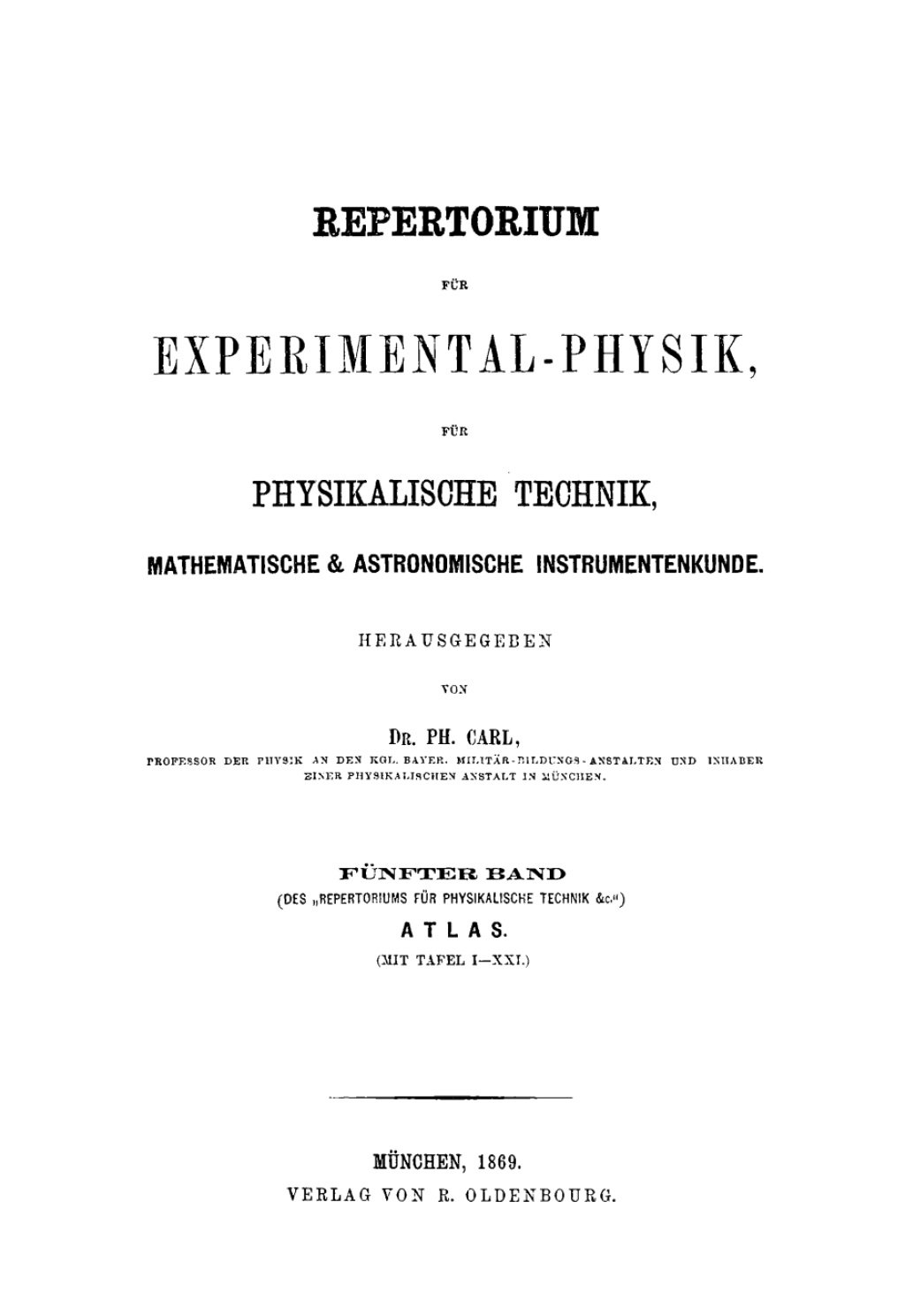 ATLAS (mit Tafel Iâ€“XXI) 1st Edition â€“ PDF/EPUB Version Downloadable