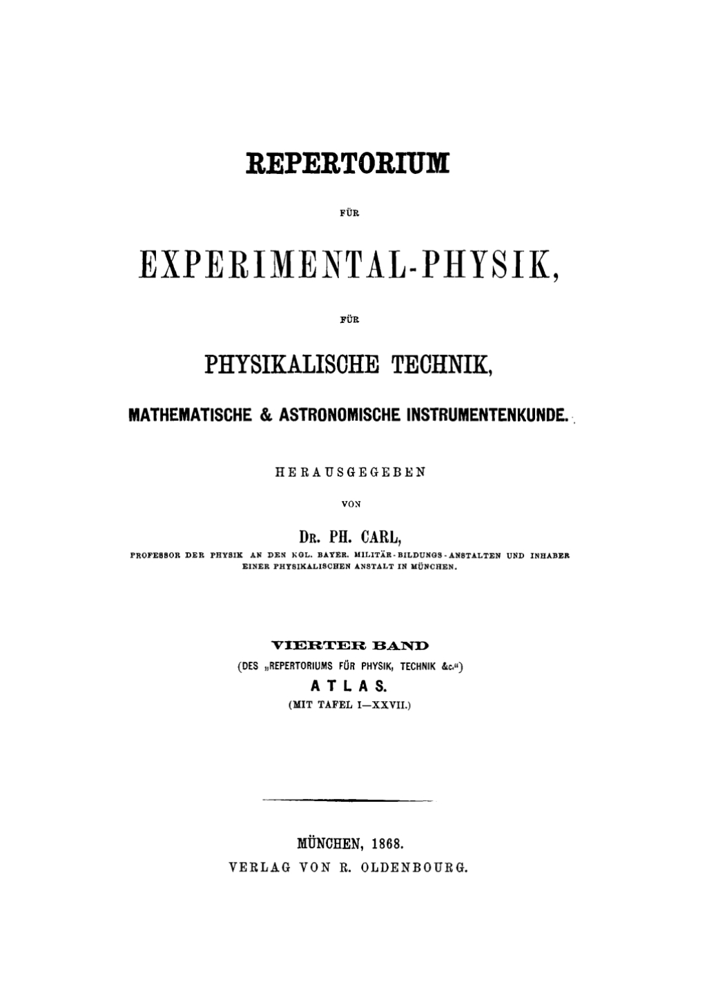 ATLAS (mit Tafel Iâ€“XXVII.) 1st Edition â€“ PDF/EPUB Version Downloadable