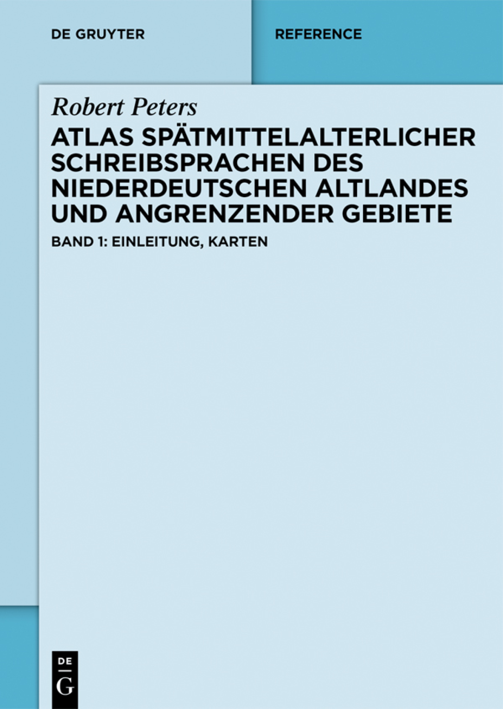 Atlas spÃ¤tmittelalterlicher Schreibsprachen des niederdeutschen Altlandes und angrenzender Gebiete (ASnA) Band I: Einleitung, Karten; Band II: Verzeichnis der Belegtypen; Band III: Verzeichnis der Schreibformen und der Textzeugen (Ortspunktdokumentation) 1st Edition â€“ PDF/EPUB Version Downloadable