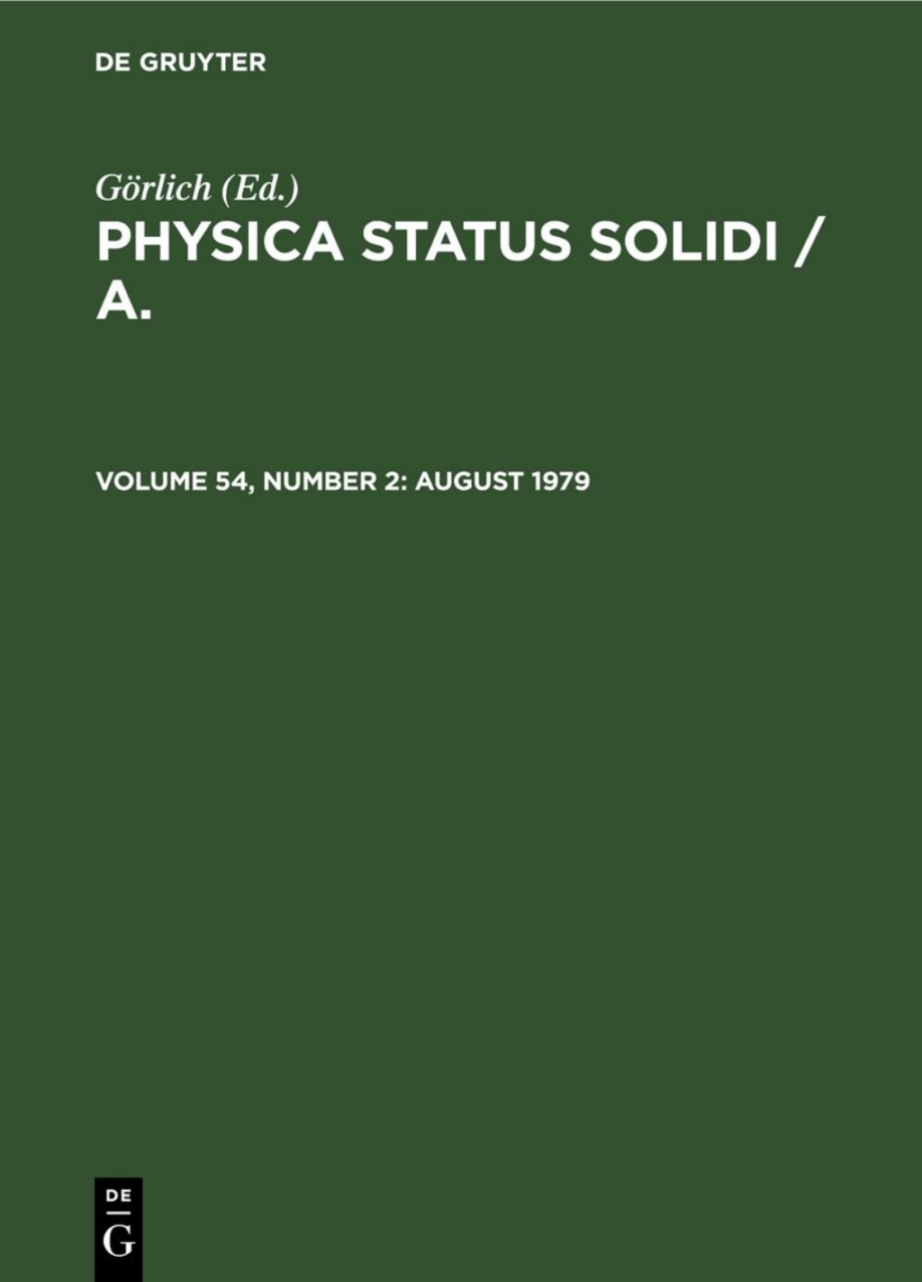 August 1979 1st Edition â€“ PDF/EPUB Version Downloadable