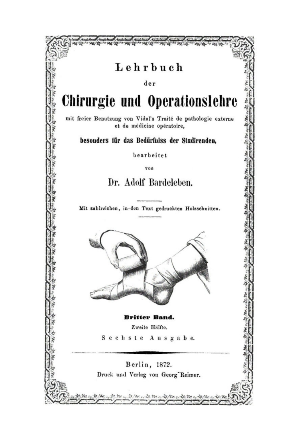 Auguste ThÃ©odore Vidal: Lehrbuch der Chirurgie und Operationslehre. Band 3 6th Edition â€“ PDF/EPUB Version Downloadable