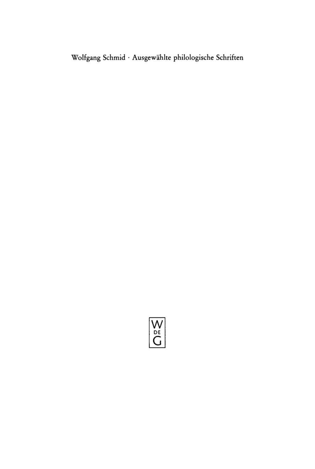 AusgewÃ¤hlte philologische Schriften 1st Edition â€“ PDF/EPUB Version Downloadable