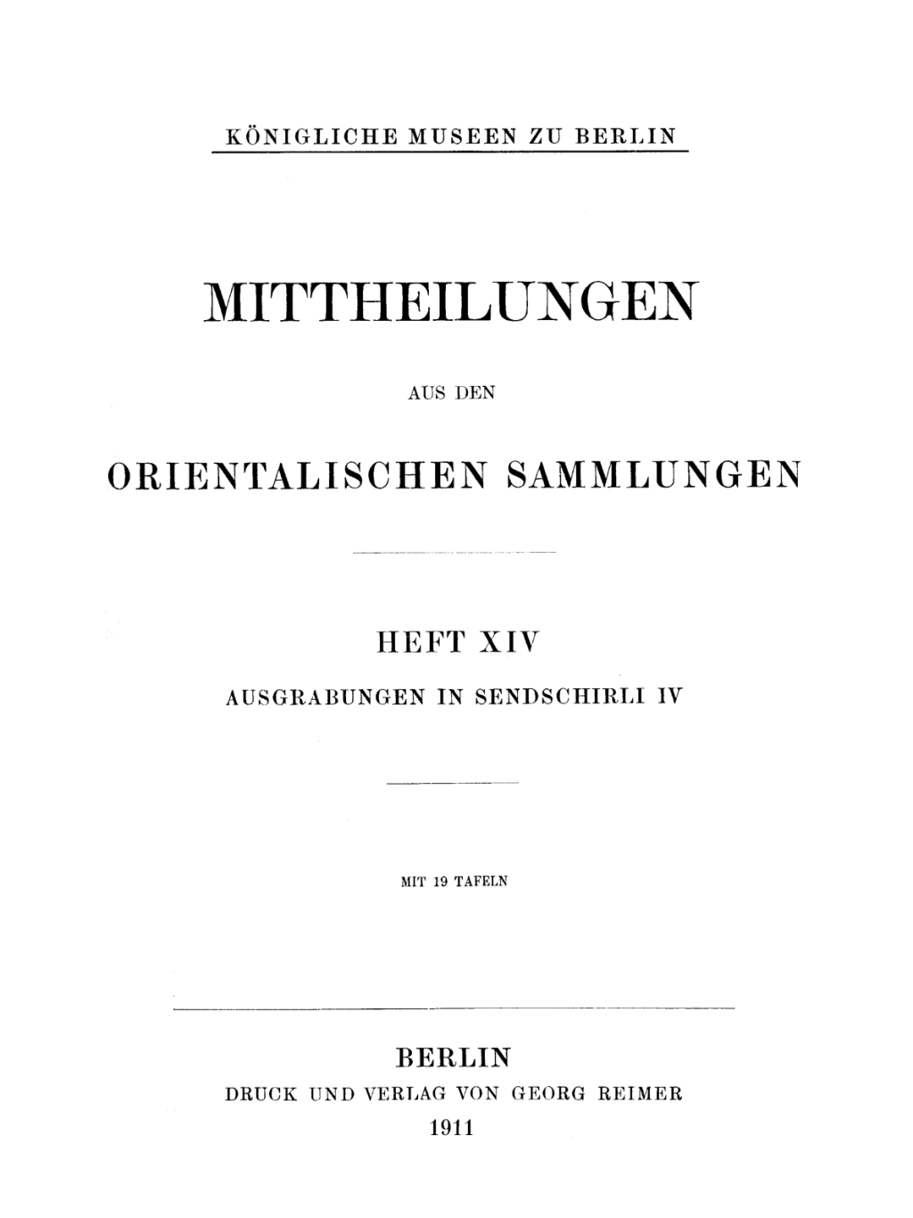 Ausgrabungen in Sendschirli. IV 1st Edition â€“ PDF/EPUB Version Downloadable